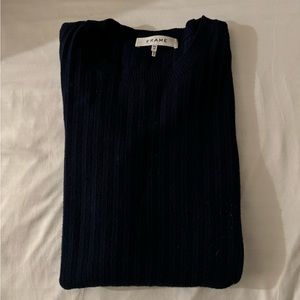 FRAME Long Sleeve Ruffled Sweater